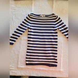 LOFT Navy Boatneck Top!